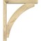 Ekena Millwork Thorton Block Rough Sawn Bracket w/ Offset Brace, Douglas Fir, 4"W x 22"D x 26"H BKT0402X22X26THR05RDF - alternate 4